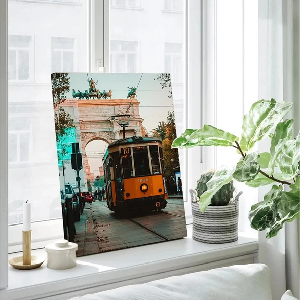 Tarihi Köprü Kanvas Tablo - Resim 2