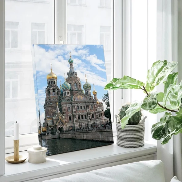 Kubbelerin Şehri Kanvas Tablo - Resim 3