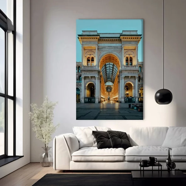 Mavi Saat Kanvas Tablo ürün görseli