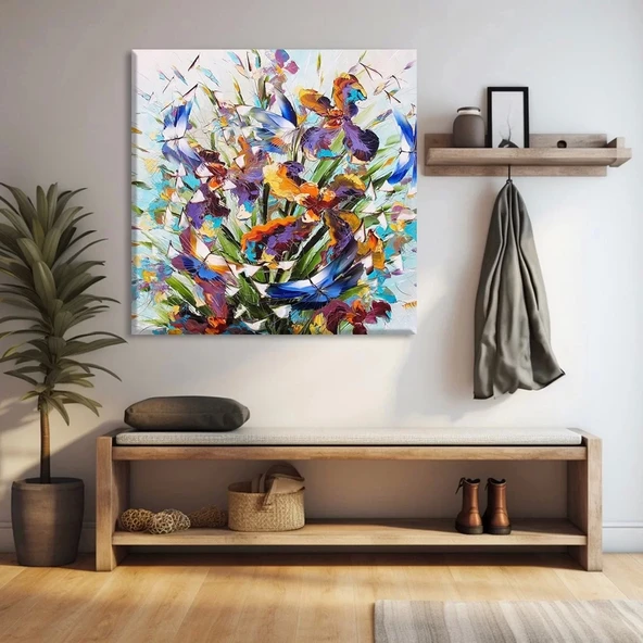 Renkli Dönüşüm Kanvas Tablo ürün görseli