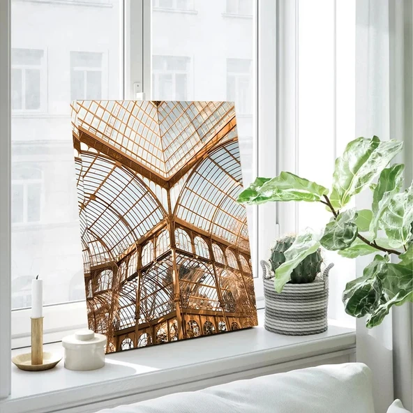 Modern Mimari Ağ Kanvas Tablo - Resim 2