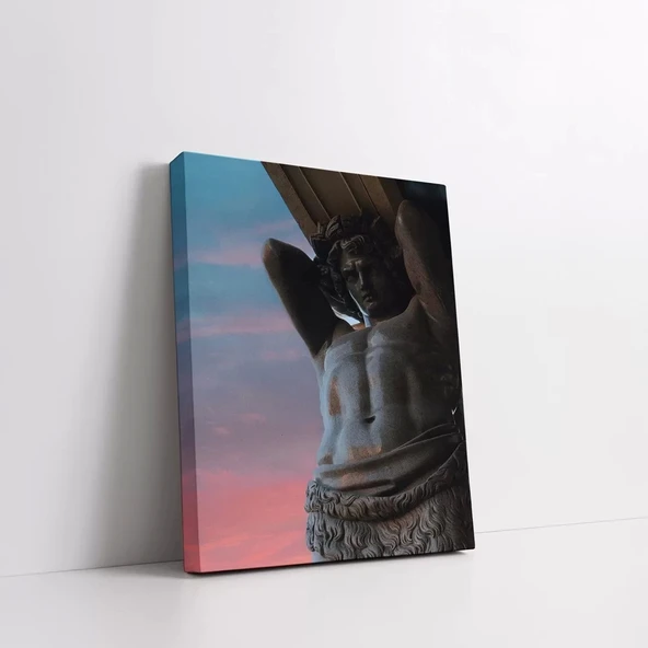Heykellerin Gölgeleri Kanvas Tablo - Resim 2