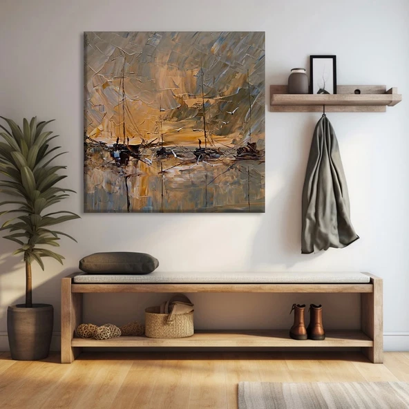 Gizemli Yansımalar Kanvas Tablo ürün görseli