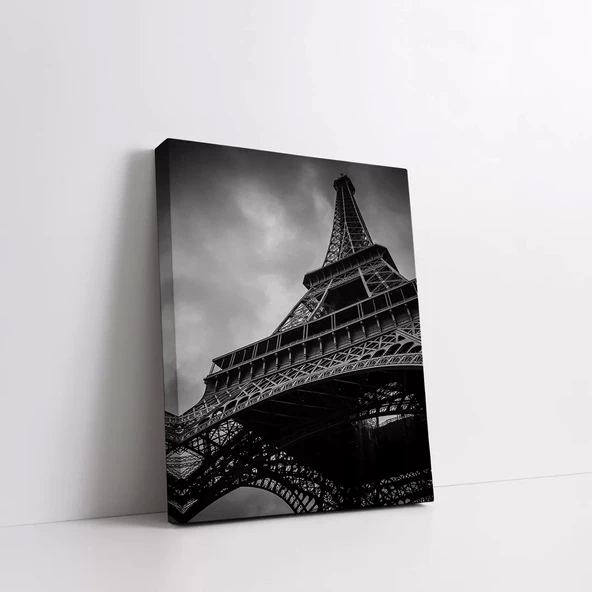 Eyfel'in Gölgesinde Kanvas Tablo - Resim 2