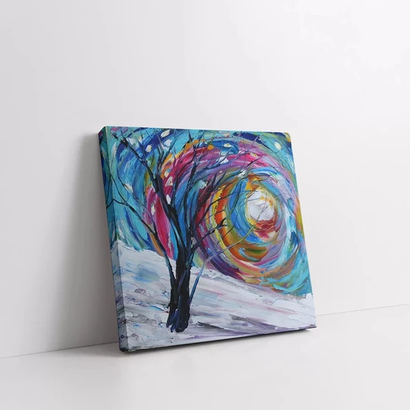 Sanatsal Yansımalar Kanvas Tablo - Resim 2