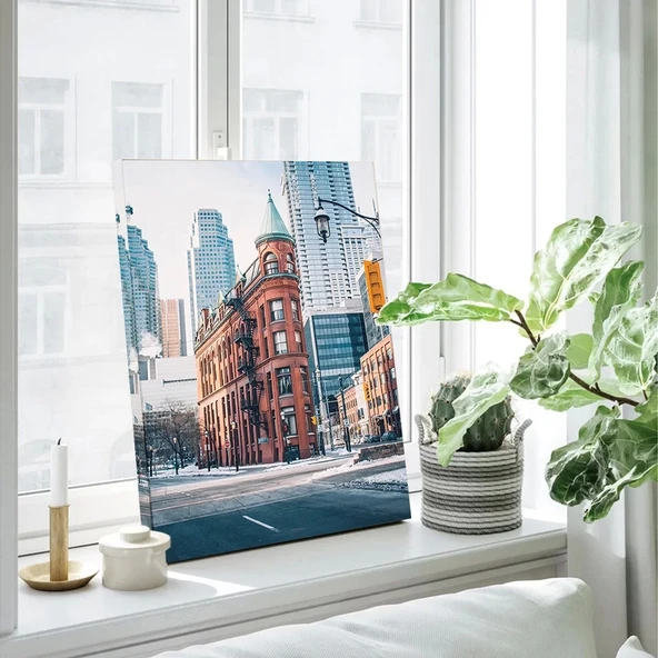 Tarihi Şehrin Sessizliği Kanvas Tablo - Resim 3