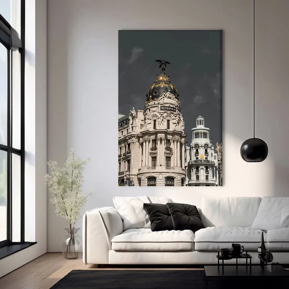 Şehir Tacı Kanvas Tablo ürün görseli