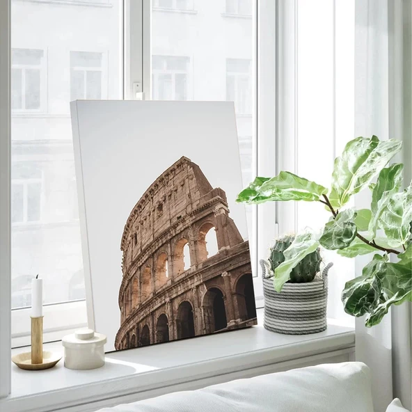 Antik Roma Sütunları Kanvas Tablo - Resim 3