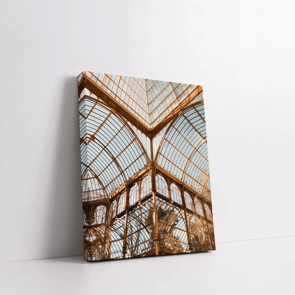 Modern Mimari Ağ Kanvas Tablo - Resim 3