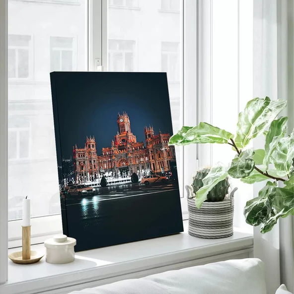 Tarihi Yapı Kanvas Tablo - Resim 2