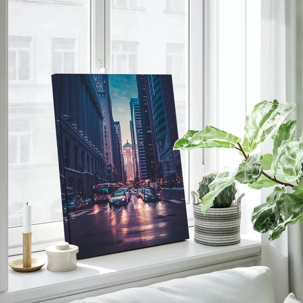 Metropol Sessizliği Kanvas Tablo - Resim 2