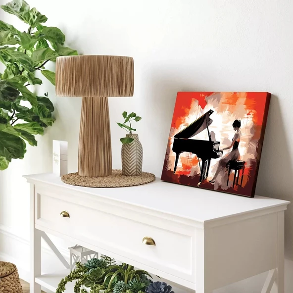 Şehirde Bir Gün Kanvas Tablo - Resim 2