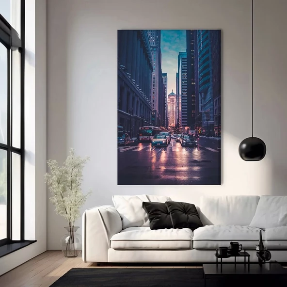 Metropol Sessizliği Kanvas Tablo ürün görseli