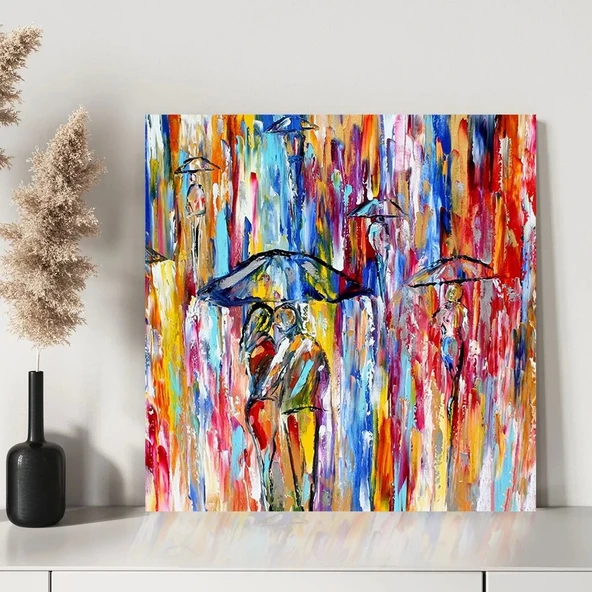 Renklerin Arasında Kanvas Tablo - Resim 3