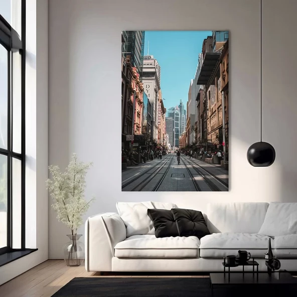 Tarihi Sokaklar Kanvas Tablo ürün görseli