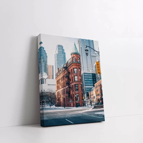 Tarihi Şehrin Sessizliği Kanvas Tablo - Resim 2