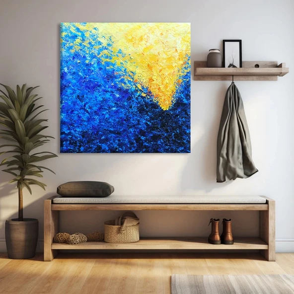 Duygusal Kasırga Kanvas Tablo ürün görseli