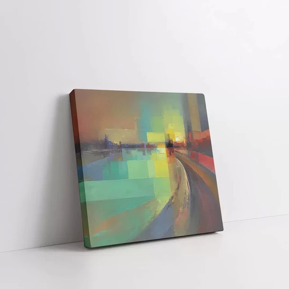 Geceye Doğru Kanvas Tablo - Resim 2