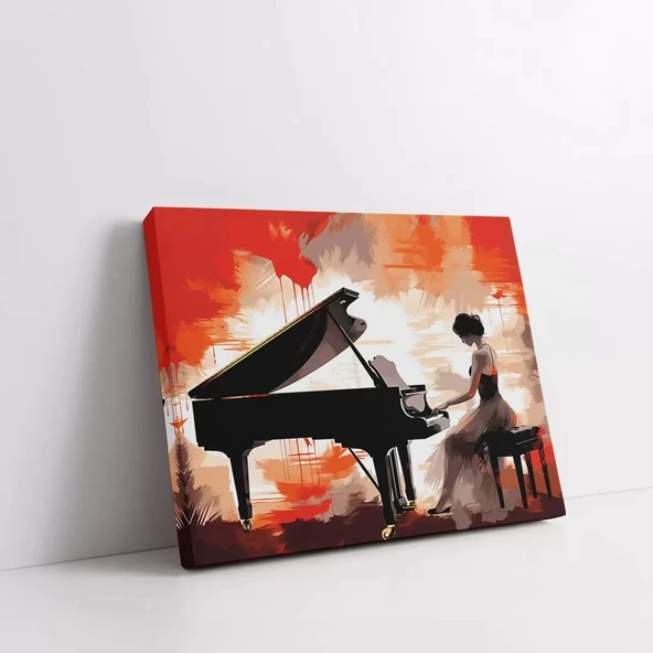 Şehirde Bir Gün Kanvas Tablo - Resim 3