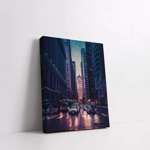 Metropol Sessizliği Kanvas Tablo - Resim 3