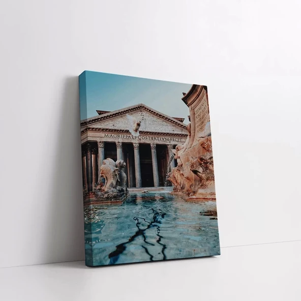 Serin Mavi Sular Kanvas Tablo - Resim 2