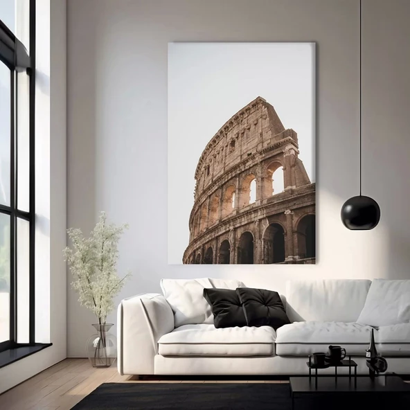 Antik Roma Sütunları Kanvas Tablo ürün görseli