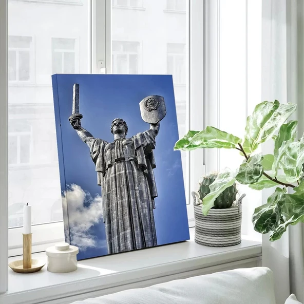 Anavatan Anıtı Kiev Kanvas Tablo - Resim 2