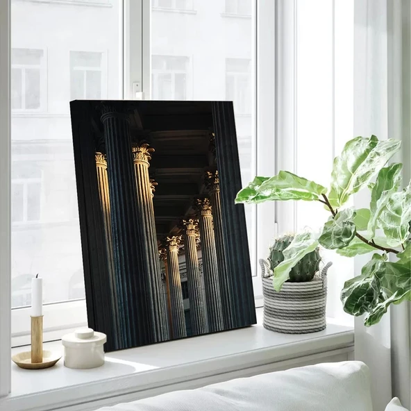 Gece Aydınlatması Kanvas Tablo - Resim 3