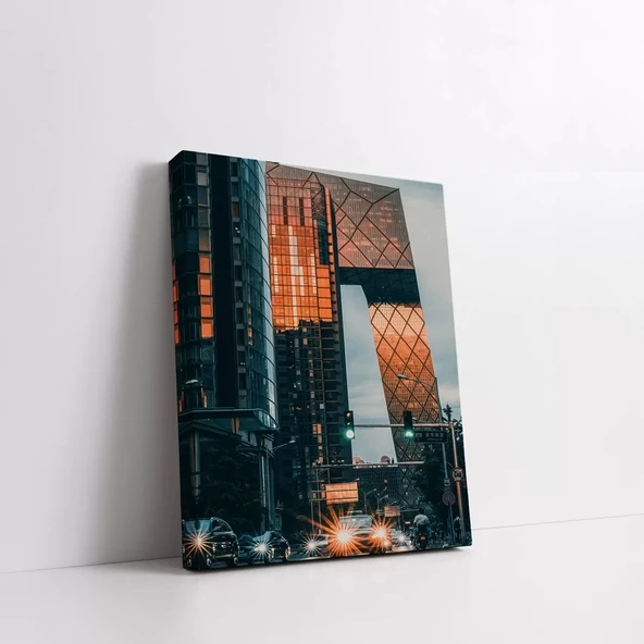 Modern Mimarlık Kanvas Tablo - Resim 2