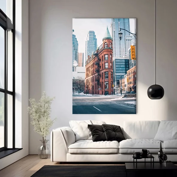 Tarihi Şehrin Sessizliği Kanvas Tablo ürün görseli