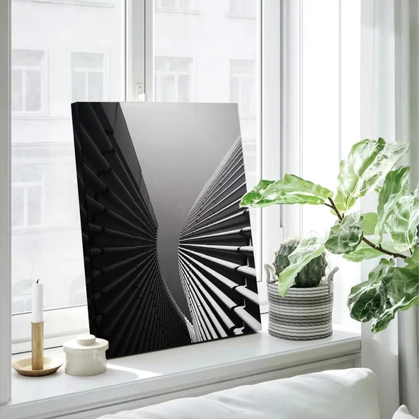 Modern Mimari Şıklığı Kanvas Tablo - Resim 2