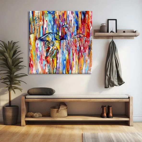 Renklerin Arasında Kanvas Tablo ürün görseli