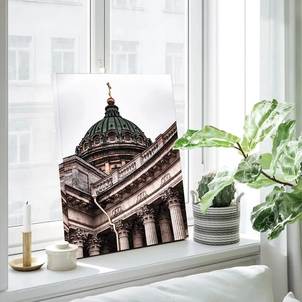 Tarihi Kubbeler Kanvas Tablo - Resim 3