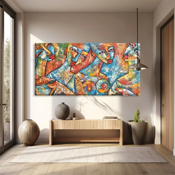 Yaşamın Akışı Kanvas Tablo ürün görseli