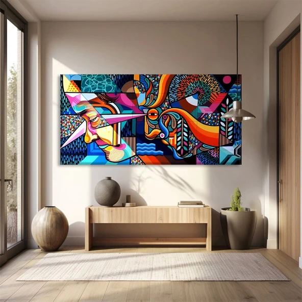 Geometrik Rüyalar Kanvas Tablo ürün görseli