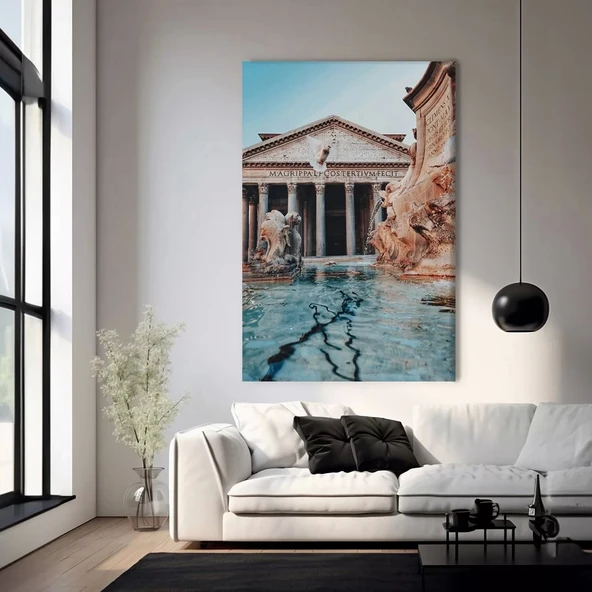 Serin Mavi Sular Kanvas Tablo ürün görseli