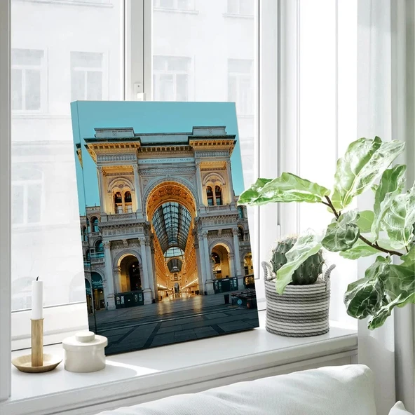 Mavi Saat Kanvas Tablo - Resim 2