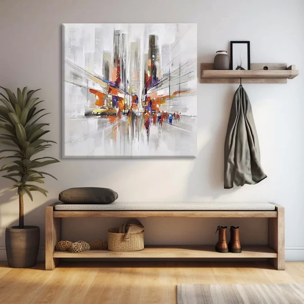 Şehir Senfonisi Kanvas Tablo ürün görseli