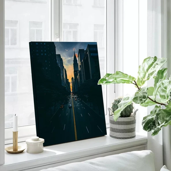 Yeşil Yalnızlık Kanvas Tablo - Resim 2