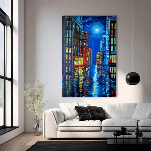 Renkli Cam Sanatı Kanvas Tablo ürün görseli