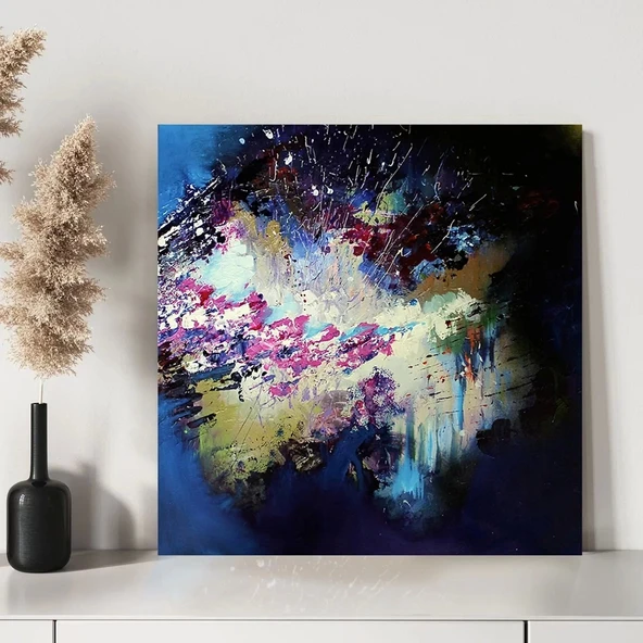 Gece Kavramsalı Kanvas Tablo - Resim 3