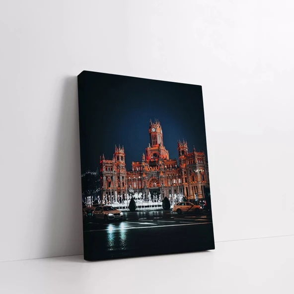 Tarihi Yapı Kanvas Tablo - Resim 3