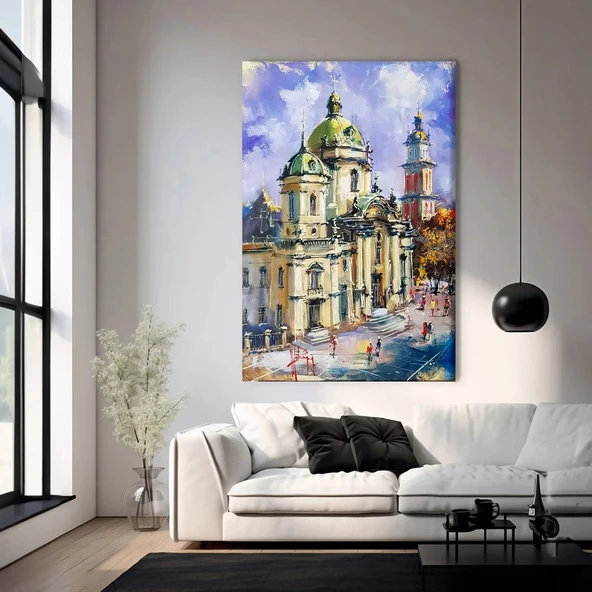 Kentin Dinamizmi Kanvas Tablo ürün görseli