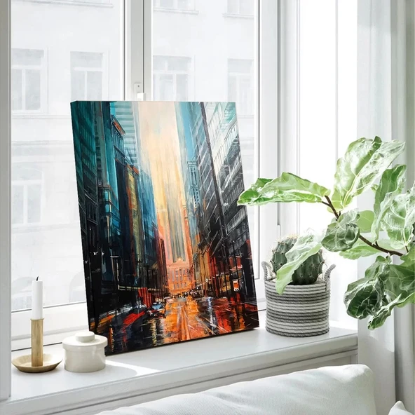 Yükselen Cam Kanvas Tablo - Resim 2