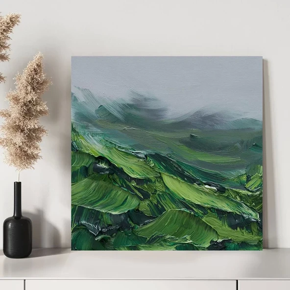 Yeşilin Huzuru Kanvas Tablo - Resim 3