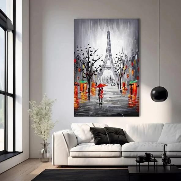 Geceye Dalan Fısıltılar Kanvas Tablo ürün görseli