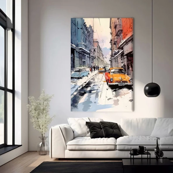 Kışın Sessizliği Kanvas Tablo ürün görseli