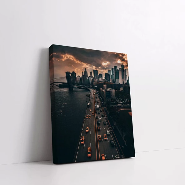 Hareketli Bulvar Kanvas Tablo - Resim 3