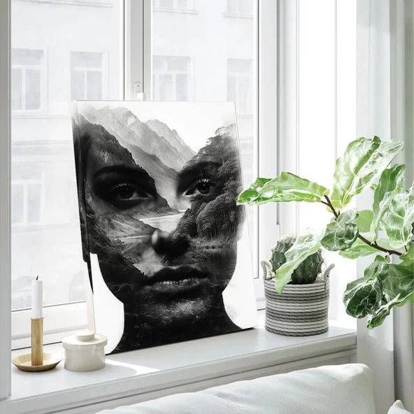 Dağ Yüzü Kanvas Tablo - Resim 3