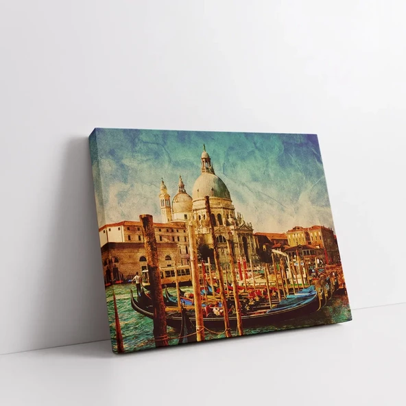Venedik Günbatımı Kanvas Tablo ürün görseli